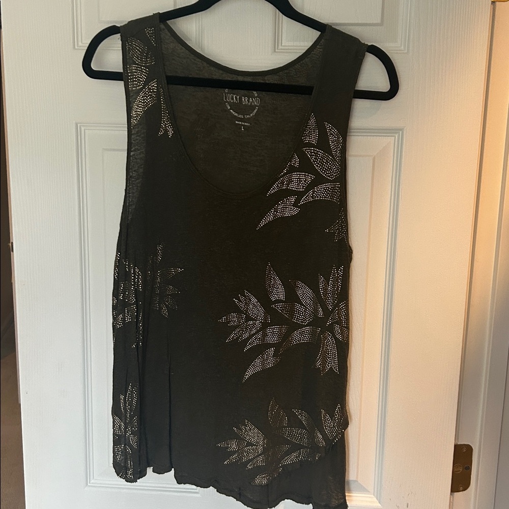 Lucky Brand Womens Tank Top